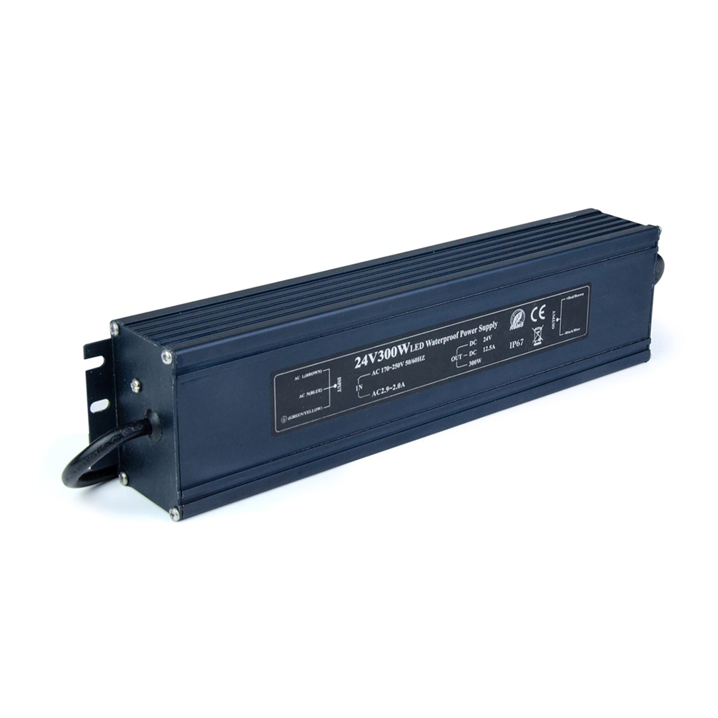 LED Power Supply Transformer DC 12V-24V 80W-300W 3.3A-25A IP67