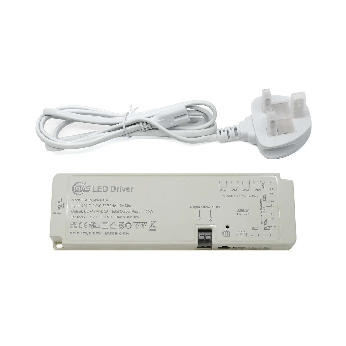 LED Plug And Play Multi DuPont Port Cabinet Driver 12V-24V 24W-100W