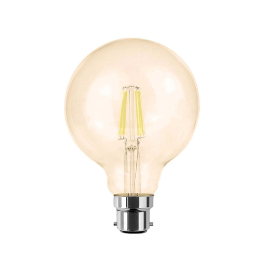 G95 Vintage Style Dimmable B22 8W LED Filament Globe Light Bulb