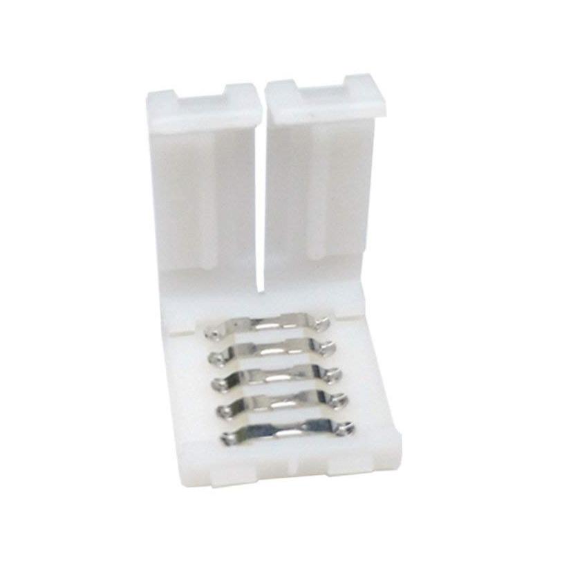 5 Pin Solderless Straight Connector For LED RGBW/RGBWW Strip Lights