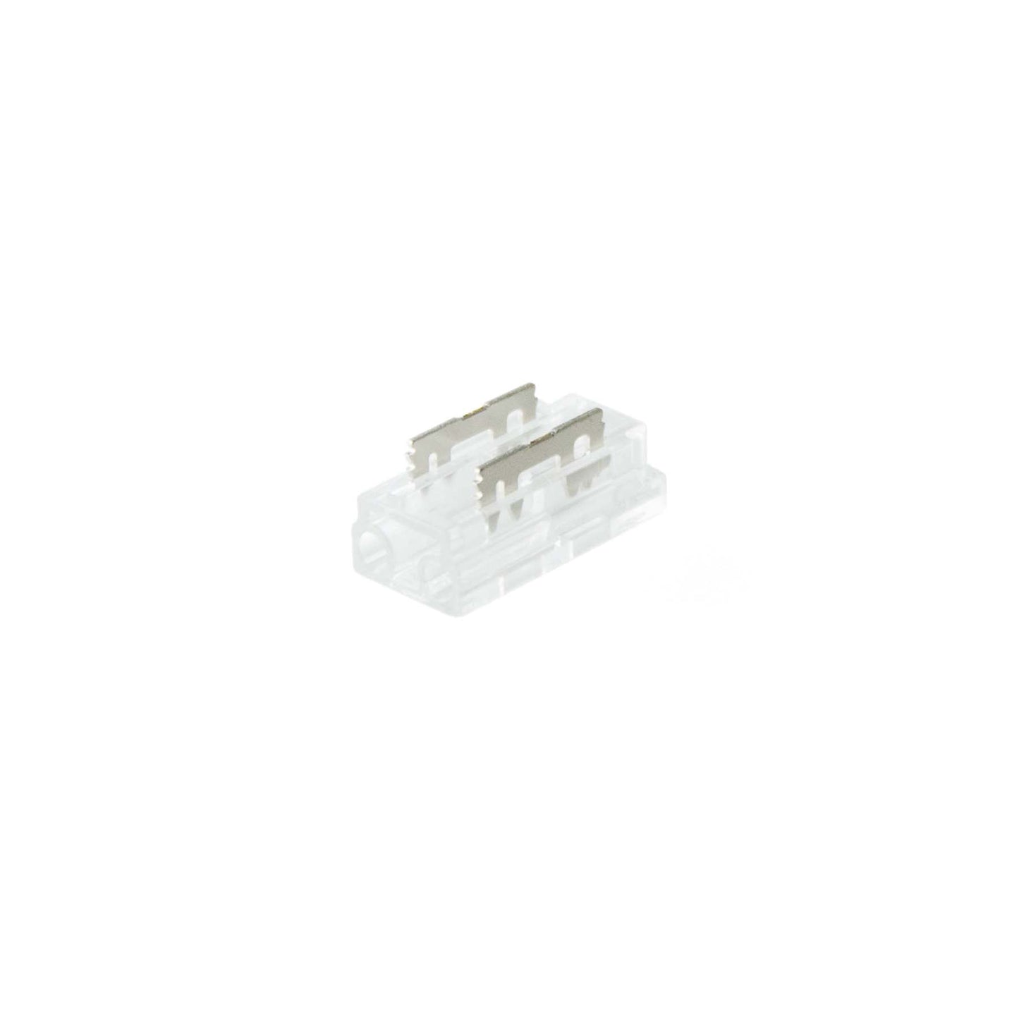 2 Pin Solderless Strip To Wire Straight Connector For Single Colour LED COB Strip Lights