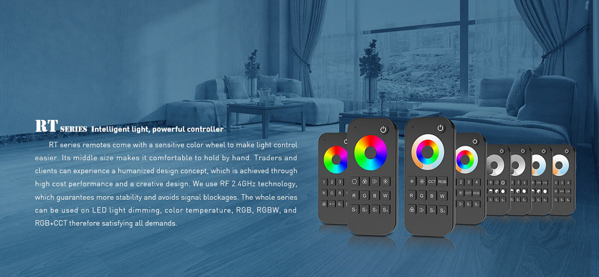  1 Zone CCT Remote Control 2.4GHz RF RT2