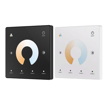  1 Zone CCT Touch Panel Remote Control 2.4GHz RF 1*CR2032 Battery TW2