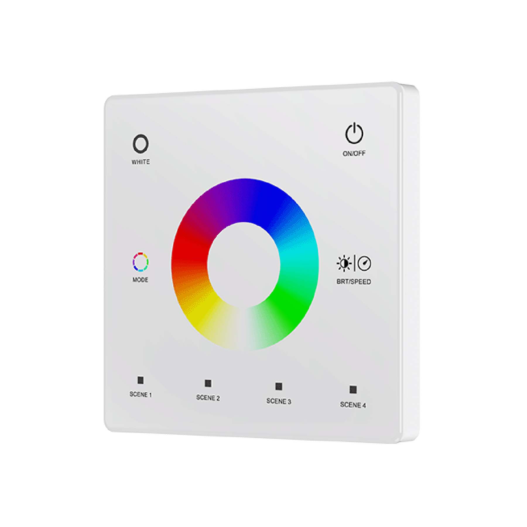  1 Zone RGB/RGBW Touch Panel Remote Control 2.4GHz RF 1*CR2032 Battery TW4