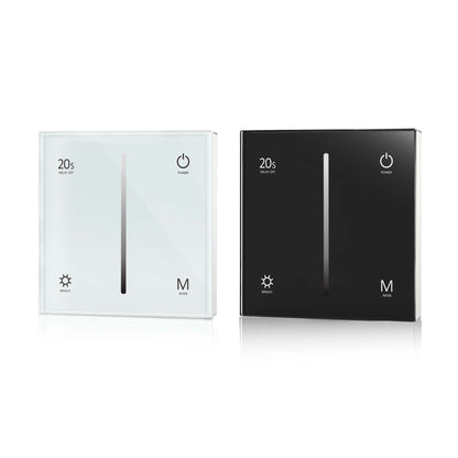  LED 1 Zone 0-10V Dimmer Switch Wall Touch Panel 2.4GHz RF AC100-240V T18