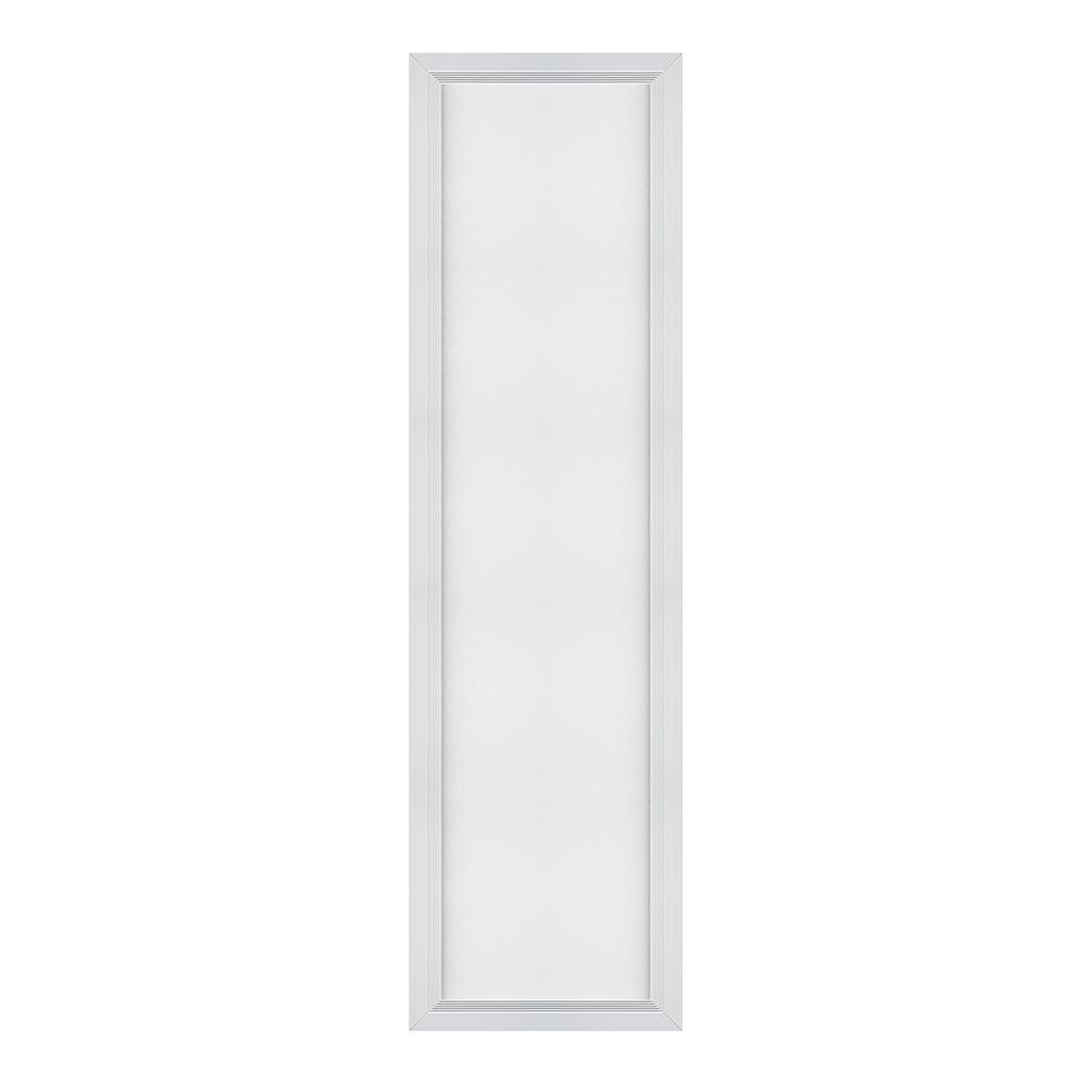  LED Backlit Panel Light Surface Mounted 1200x300mm 42W White Frame