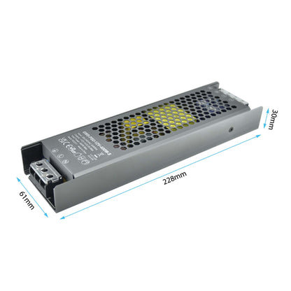  LED Slim Power Supply Transformer DC 12V 400W 33A IP20