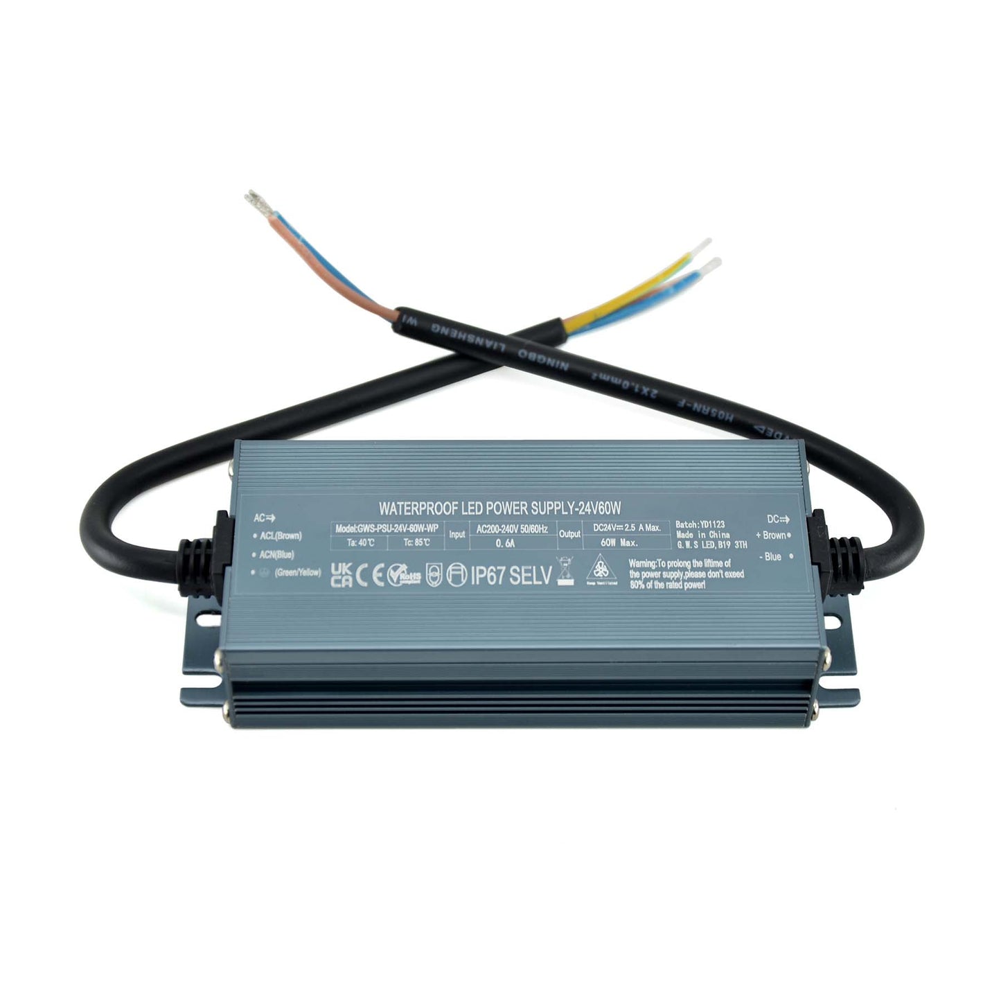  LED Slim Power Supply Transformer DC 12V-24V 60W-400W 2.5A-33A IP67