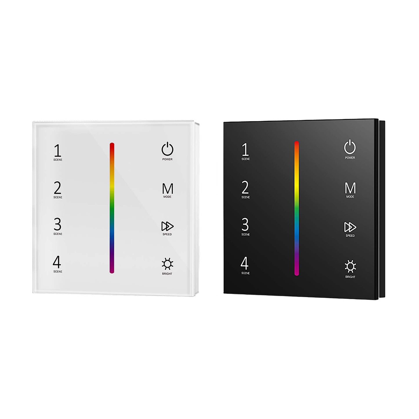  LED 12-24V DC RGB Controller Touch Panel 3CH*4A 2.4GHz RF T3-1