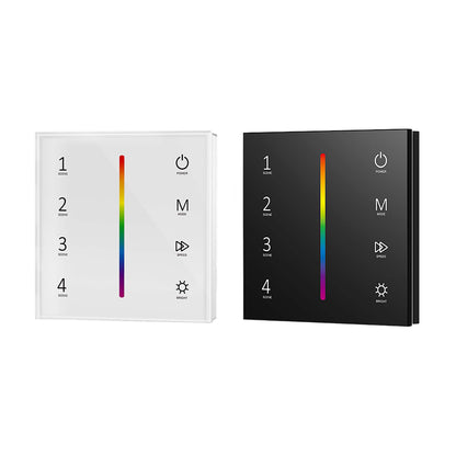  LED 12-24V DC RGB Controller Touch Panel 3CH*4A 2.4GHz RF T3-1