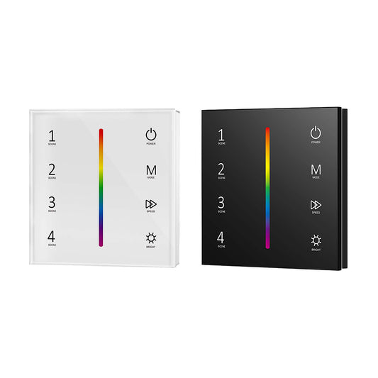  LED 12-24V DC RGB Controller Touch Panel 3CH*4A 2.4GHz RF T3-1