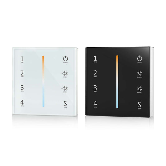  4 Zone CCT Touch Panel Remote Control 2.4GHz RF 2*AAA Battery T22