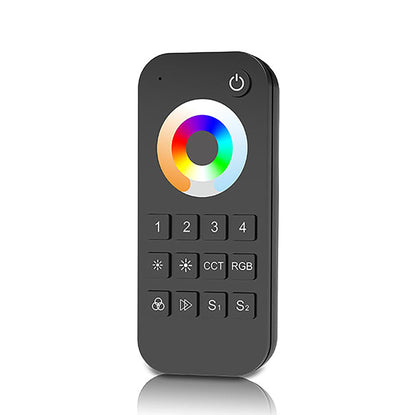  Universal 4 Zone Dimming/CCT/RGB/RGBW/RGB+CCT Remote Control 2.4GHz RF RT10