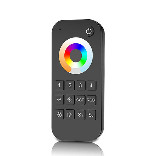  Universal 4 Zone Dimming/CCT/RGB/RGBW/RGB+CCT Remote Control 2.4GHz RF RT10