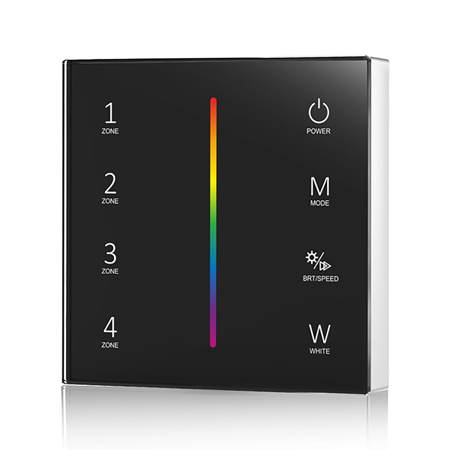  4 Zone RGB/RGBW Touch Panel Remote Control 2.4GHz RF 2*AAA Battery T24