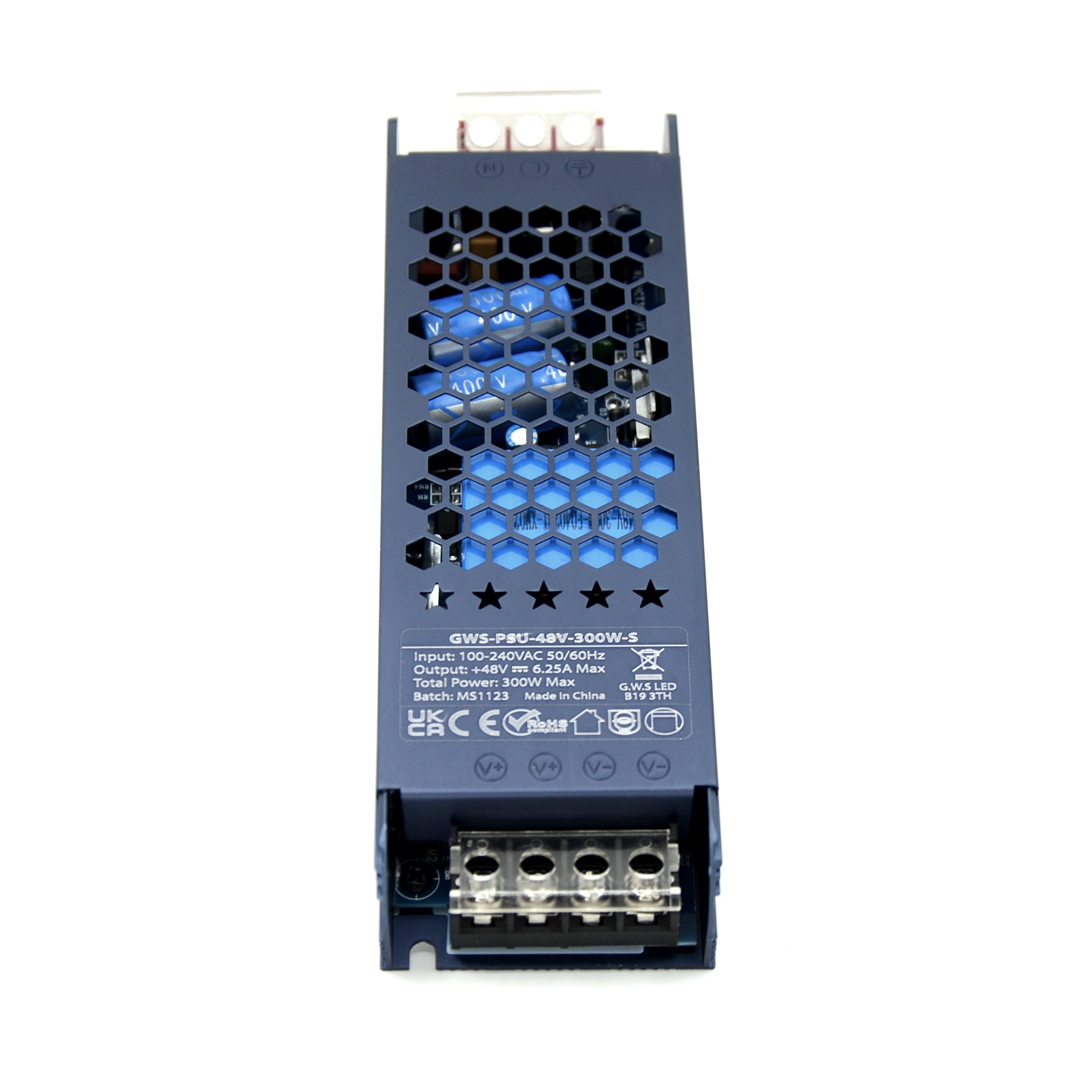  LED Slim Power Supply Transformer DC 48V 300W 6.25A IP20
