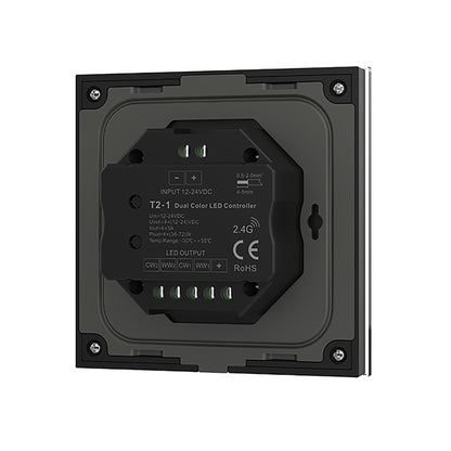  LED 12-24V DC CCT Controller Touch Panel 4CH*3A 2.4GHz RF T2-1