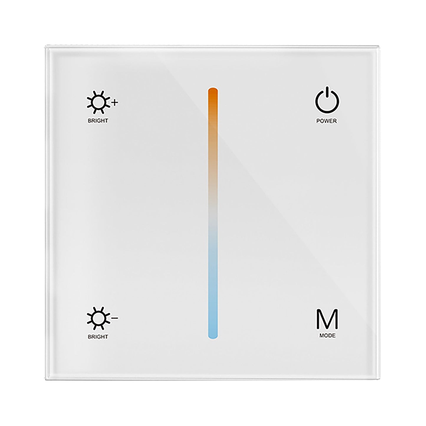  LED 12-24V DC CCT Controller Touch Panel 4CH*3A 2.4GHz RF T2-1
