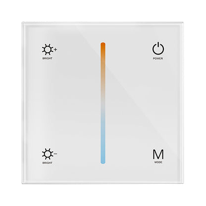  LED 12-24V DC CCT Controller Touch Panel 4CH*3A 2.4GHz RF T2-1