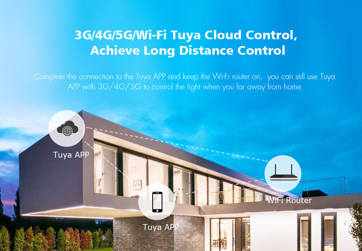  LED 12-48V DC 5 In 1 Wifi Controller Tuya APP 5CH*6A 2.4GHz RF V5-L(WT)