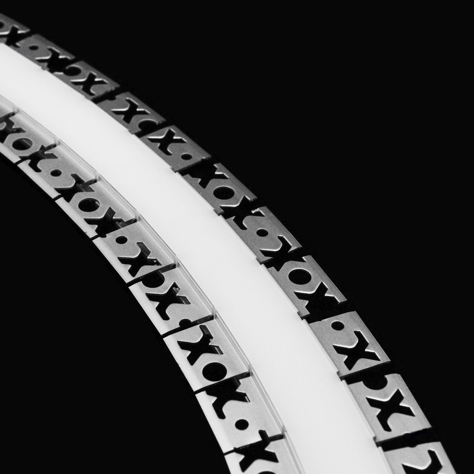  Bendable Plaster-In Trimless Recessed LED Aluminium Profile 61.45x14mm (122B)