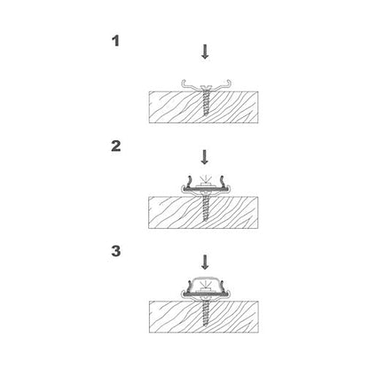 Bendable Surface Mounted LED Aluminium Profile 15.1x5mm (551)