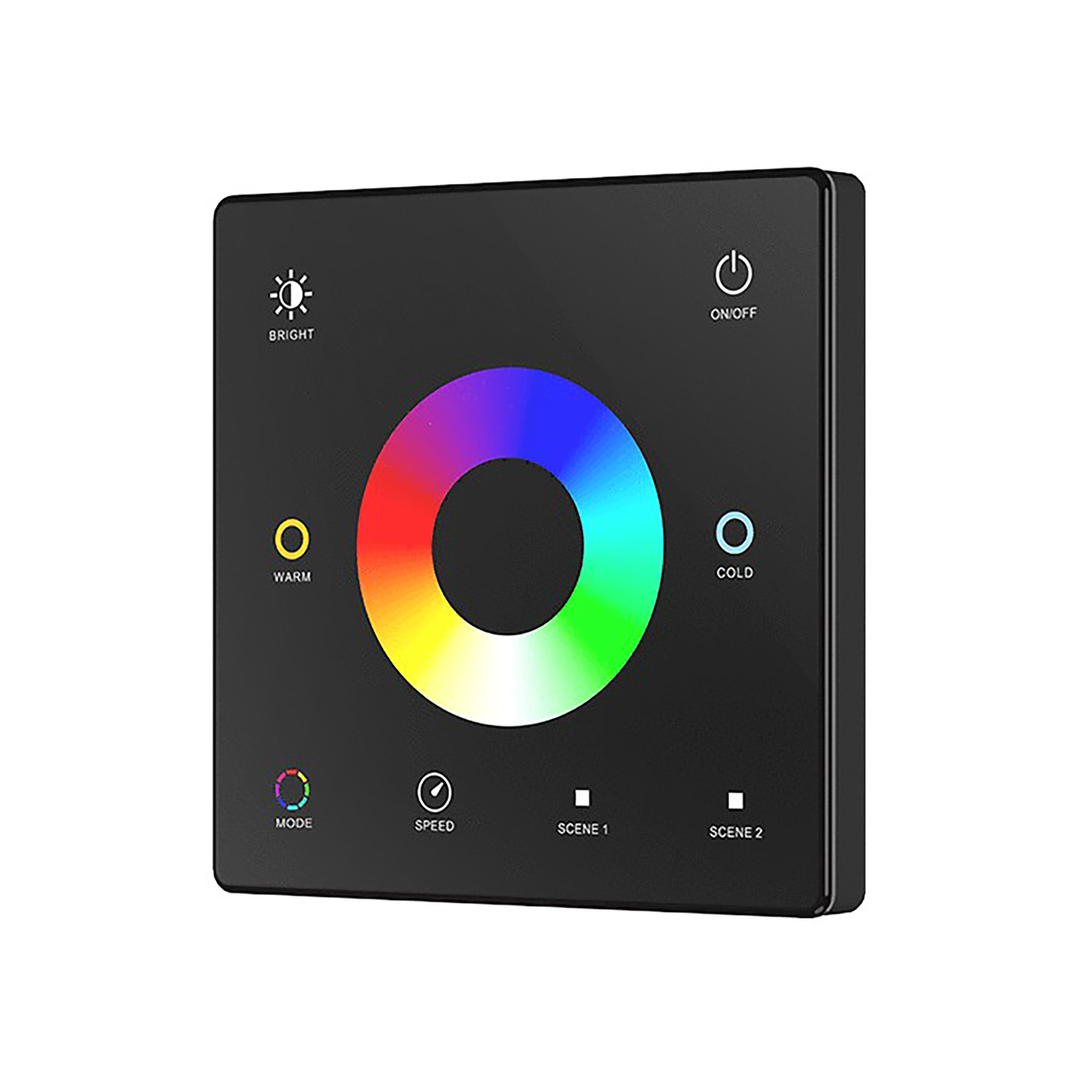  1 Zone RGB+CCT Touch Panel Remote Control 2.4GHz RF 1*CR2032 Battery TW5