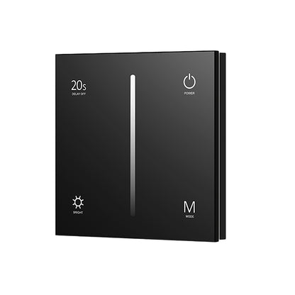  LED 1 Zone 0-10V Dimmer Switch Wall Touch Panel 2.4GHz RF AC100-240V T18