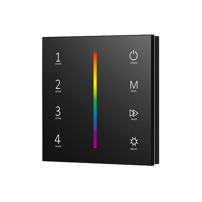  LED 12-24V DC RGB Controller Touch Panel 3CH*4A 2.4GHz RF T3-1