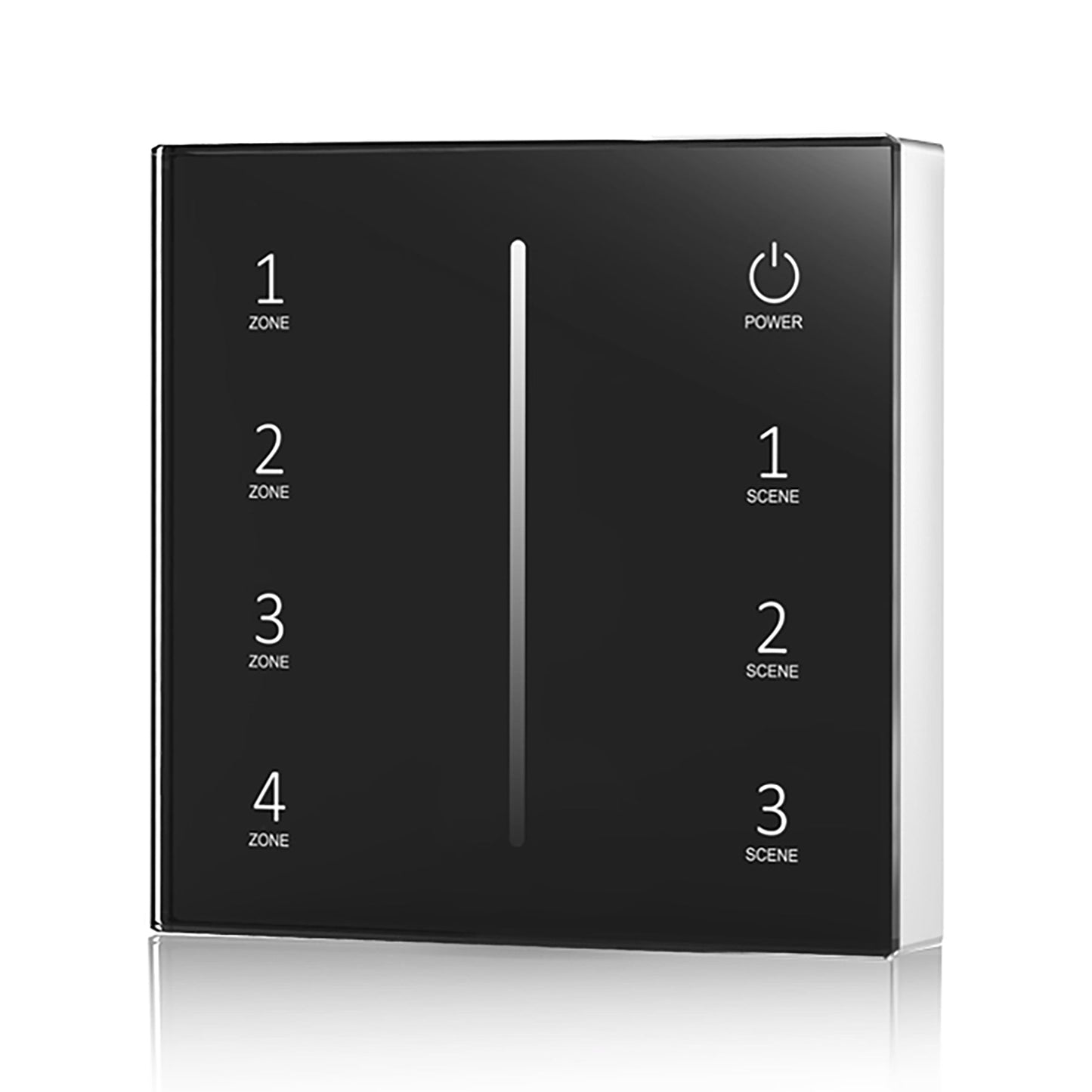  4 Zone Dimming Touch Panel Remote Control 2.4GHz RF 2*AAA Battery T21