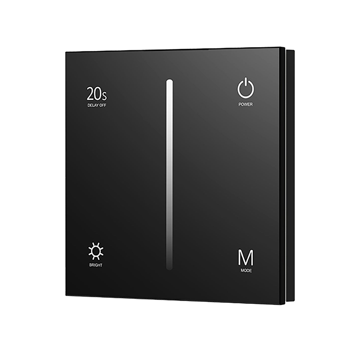  LED 12-24V DC Dimming Controller Touch Panel 4CH*3A 2.4GHz RF T1-1
