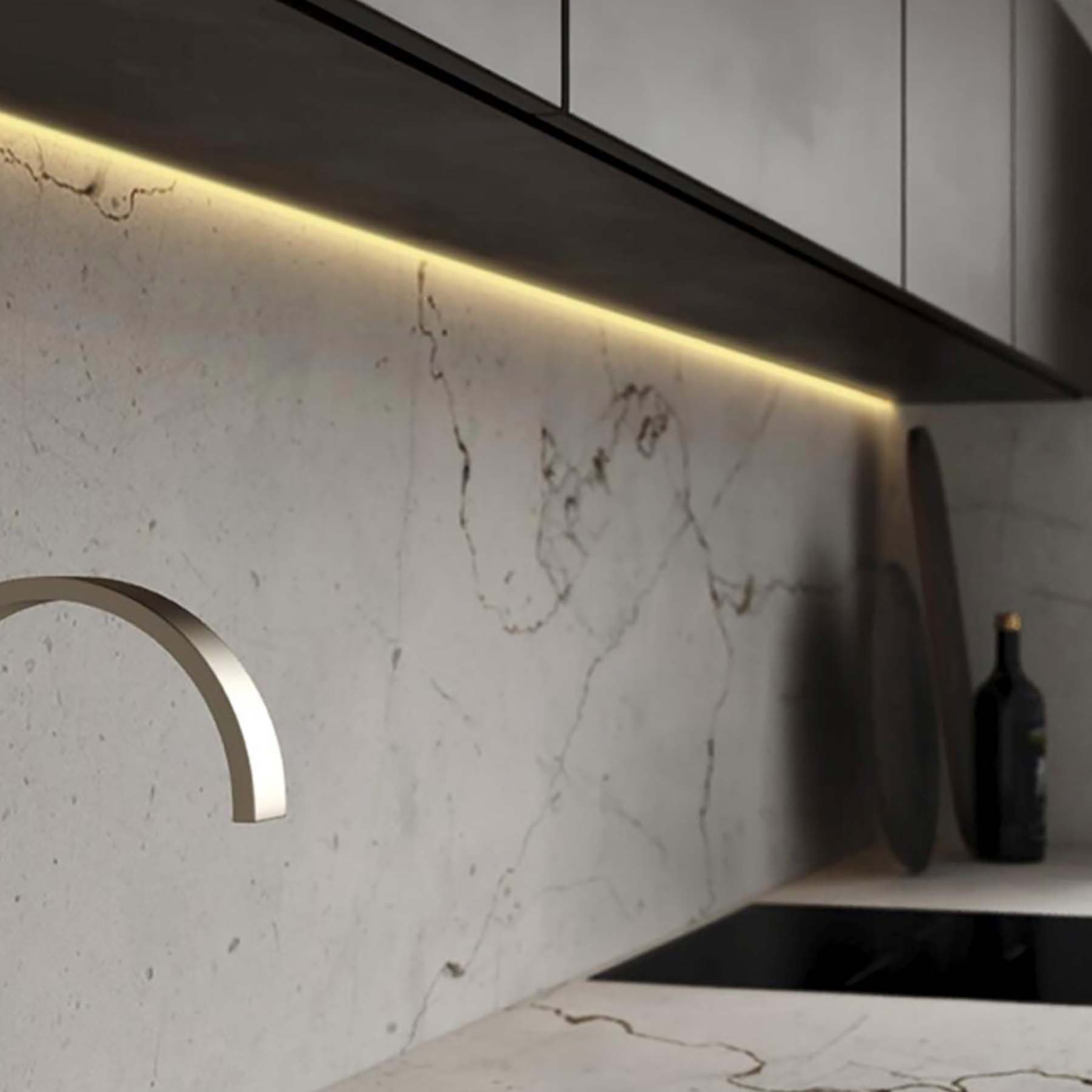  Corner LED Aluminium Profile 18.2x18.2mm (011-M1818)