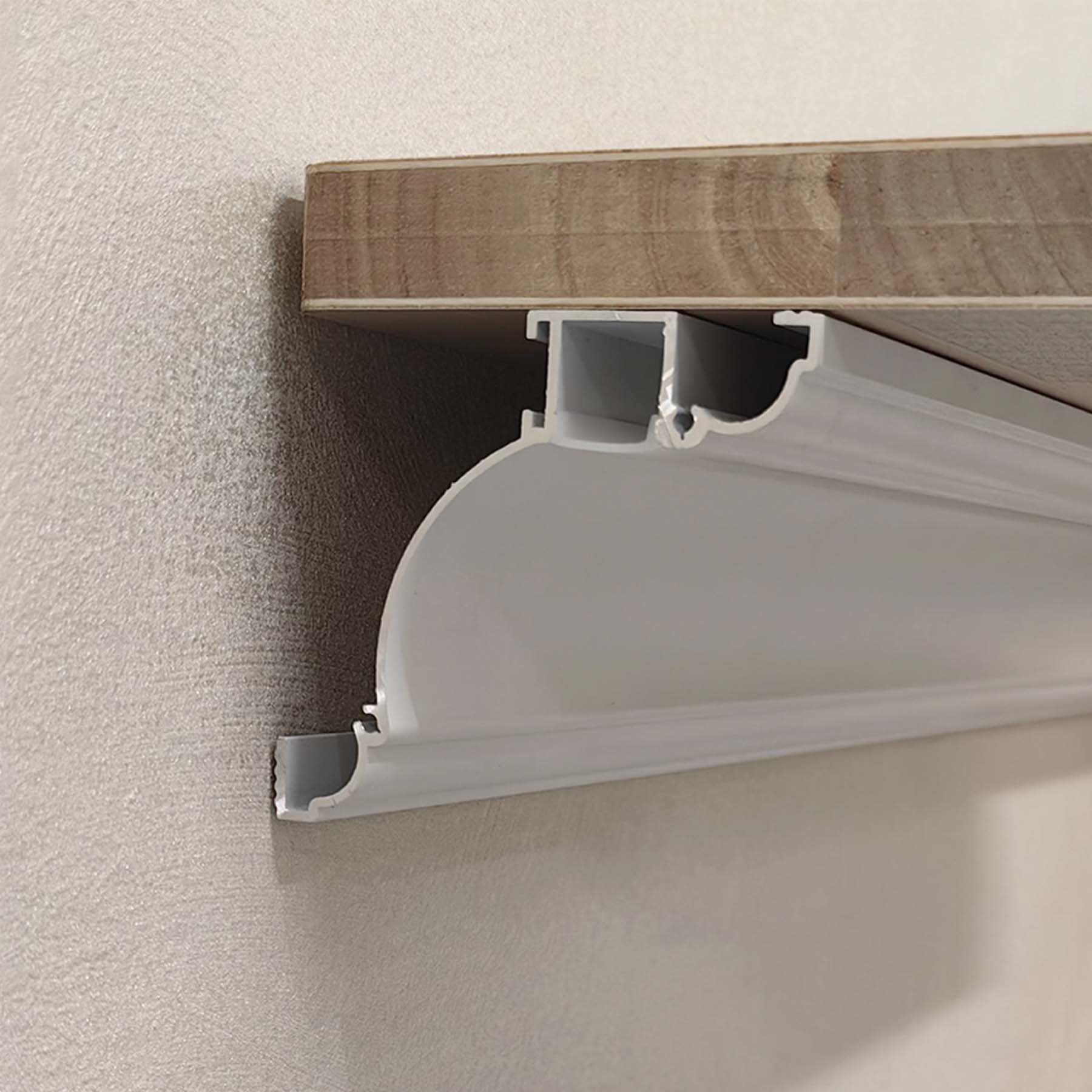  Coving LED Aluminium Profile 63.4x67.9mm (1034)