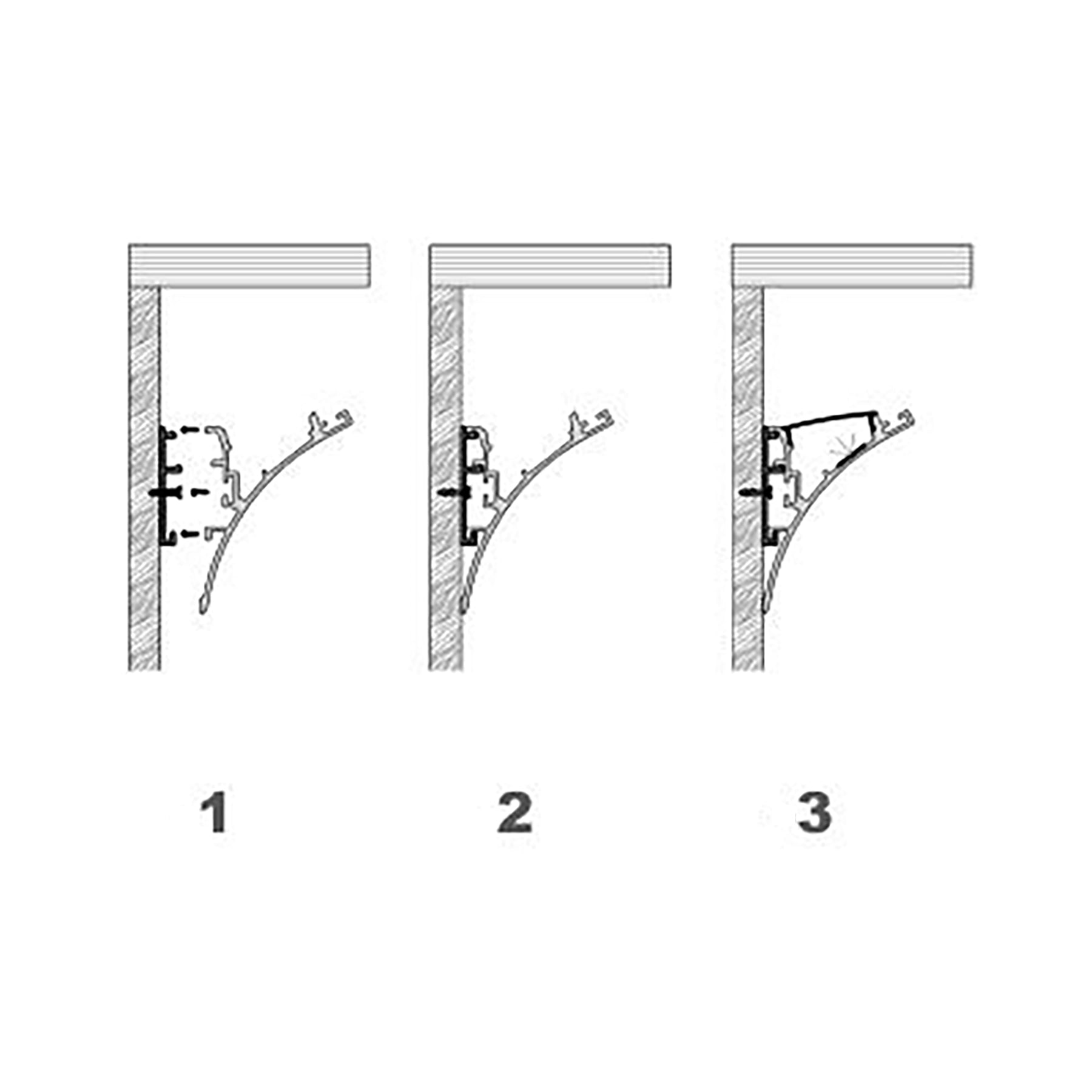  Coving LED Aluminium Profile 36.7x49.5mm (232-M5036)
