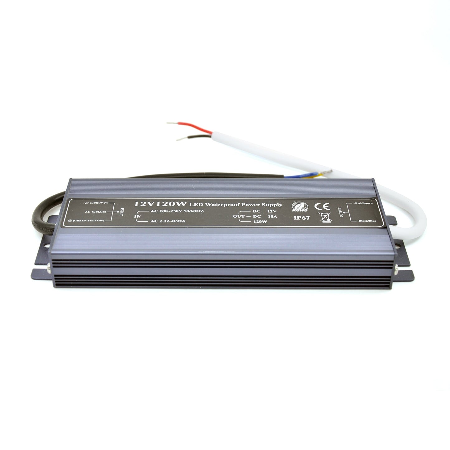 LED Power Supply Transformer DC 12V-24V 80W-300W 3.3A-25A IP67