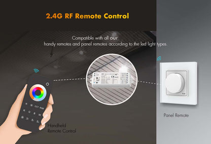  LED 12-24V DC 5 In 1 Zigbee Controller Tuya APP 5CH*3A 2.4GHz RF WZ5