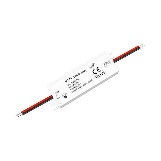  LED 12-24V DC Dimming Controller 1CH*5A 2.4GHz RF V1-M