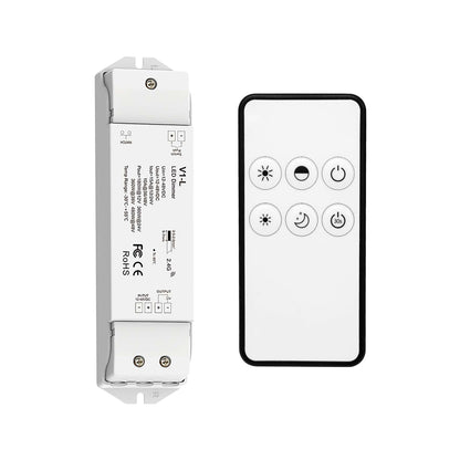  LED 12-48V DC Dimming Controller V1-L + 1 Zone Remote Control RM1