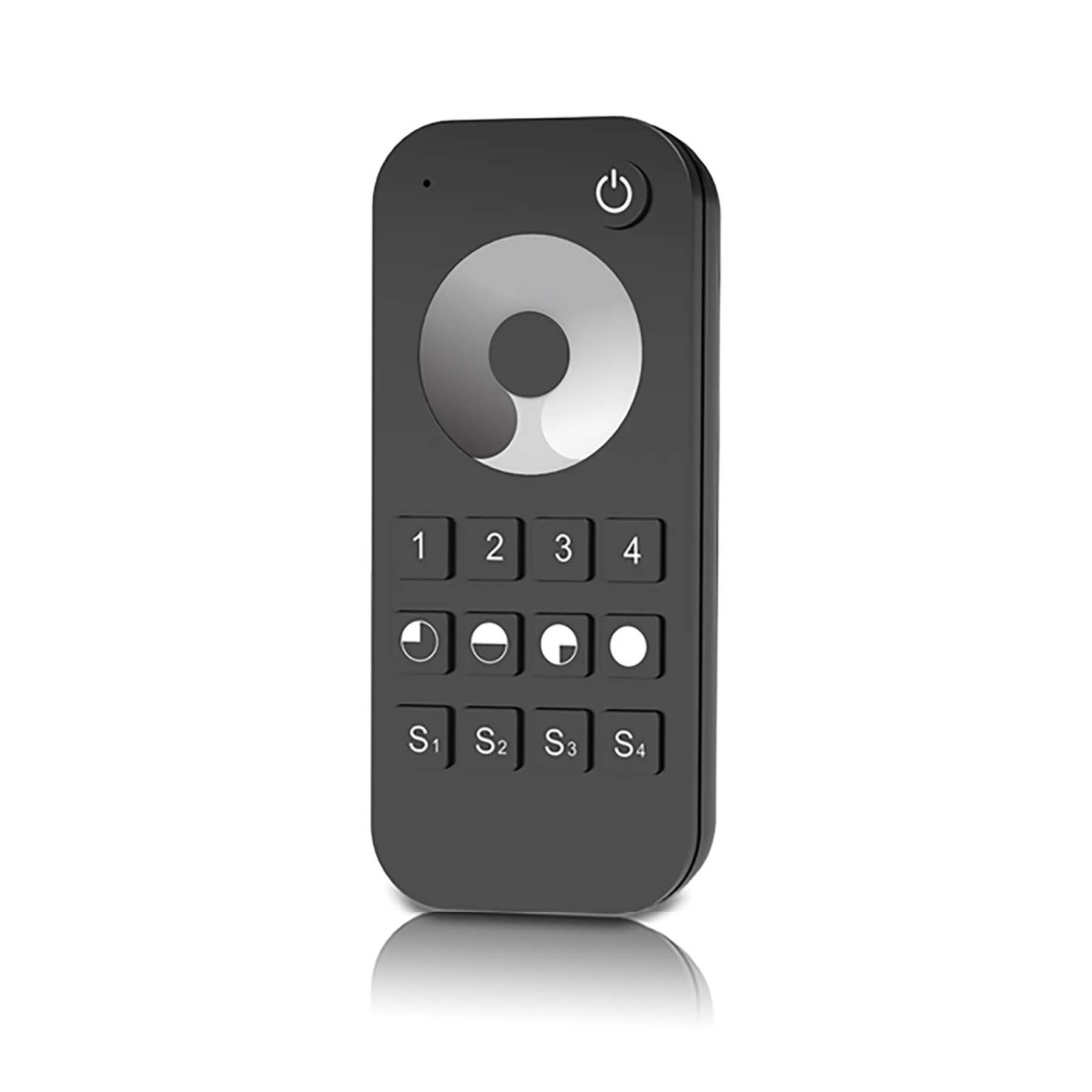  LED 12-48V DC Dimming Controller V1-L + 4 Zone Remote Control RT6