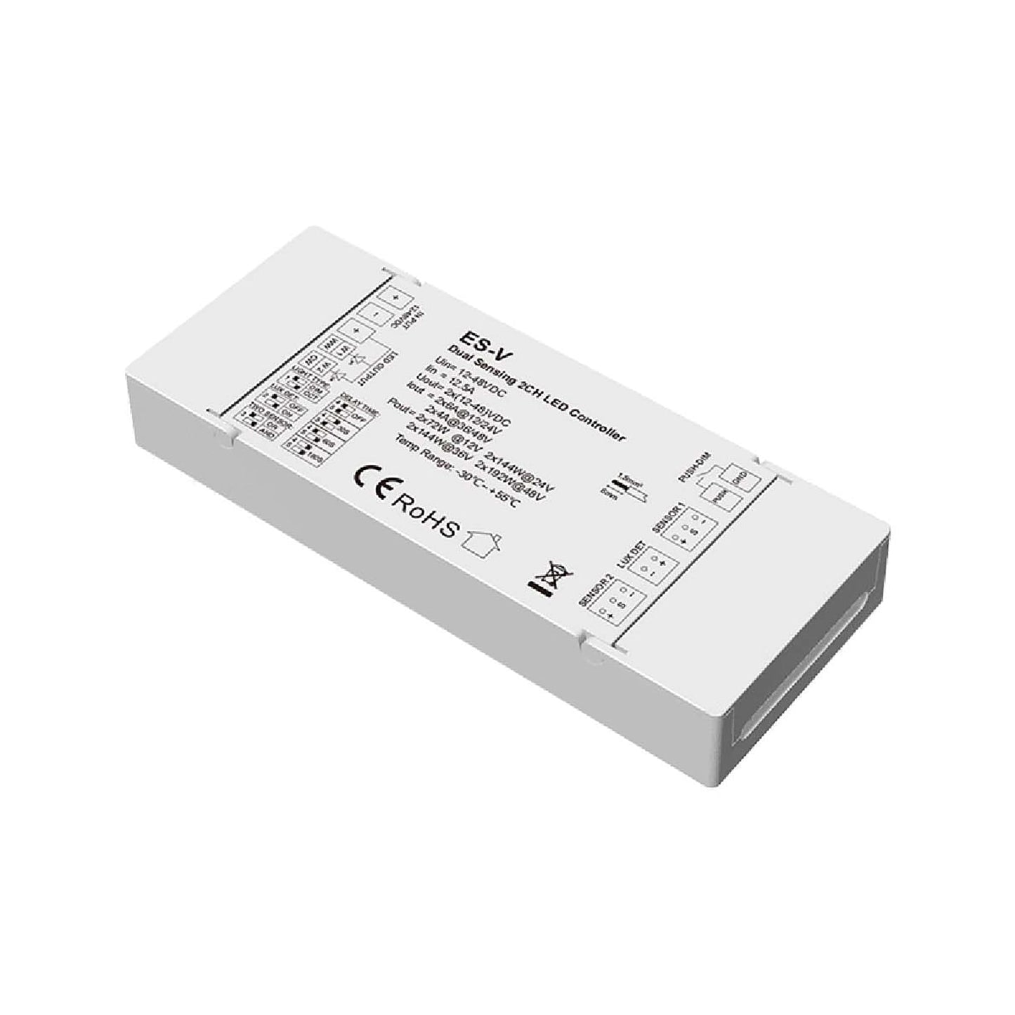  LED 12-48V DC Dual Sensing Dimming/CCT Controller ES-V