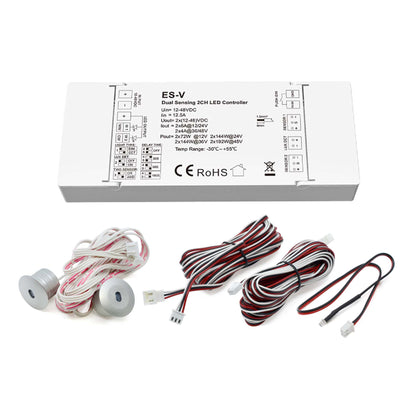  LED 12-48V DC Dual Sensing Dimming/CCT Controller ES-V