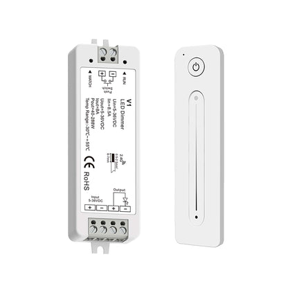  LED 5-36V DC Dimming Controller V1 + 1 Zone Remote Control R11