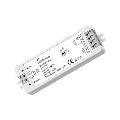  LED 5-36V DC Dimming Controller V1 + 1 Zone Remote Control RM1