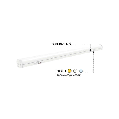  LED Nova Batten Light With Microwave Sensor & Emergency 3CCT 3 Powers