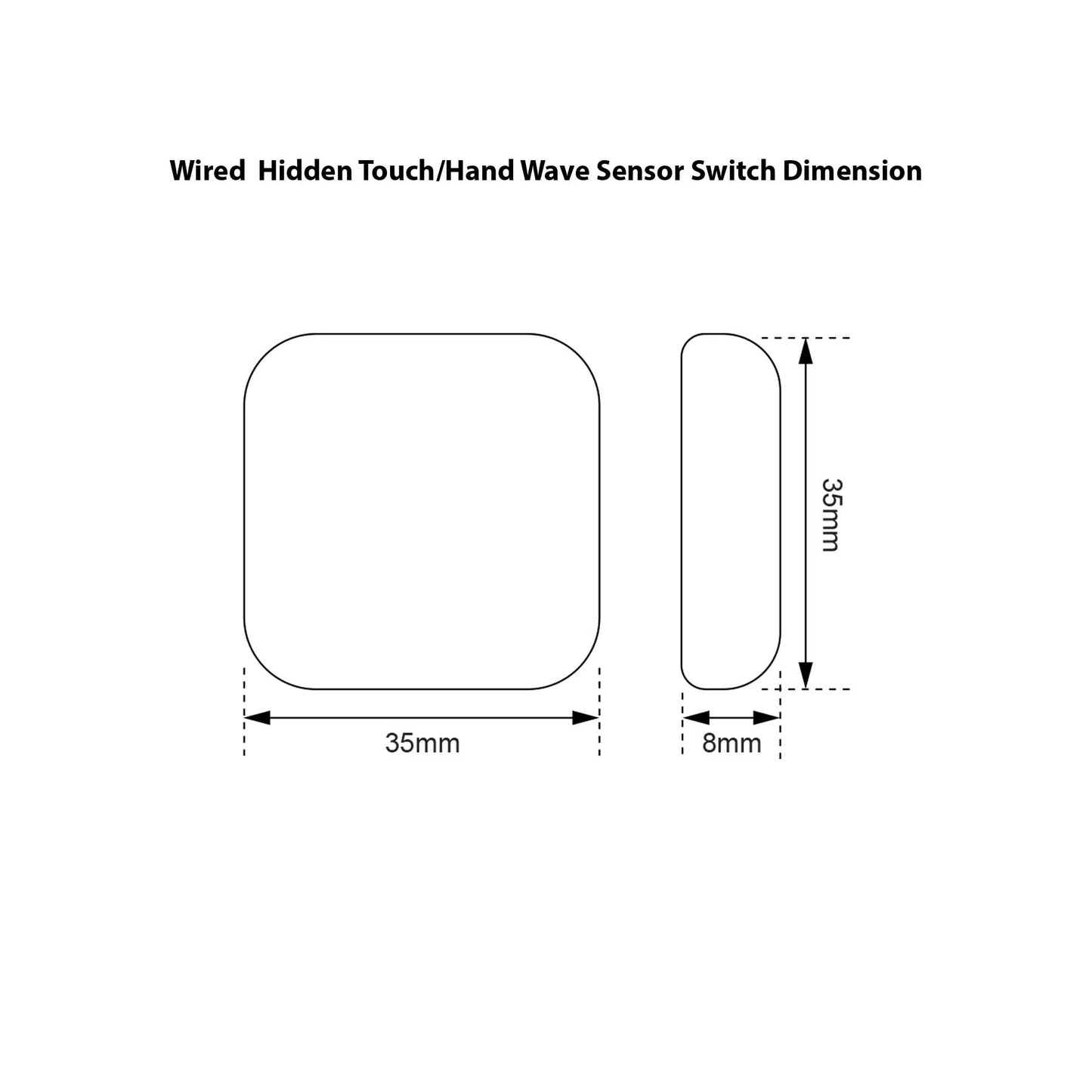  LED Cabinet Central Control Sensor Switch