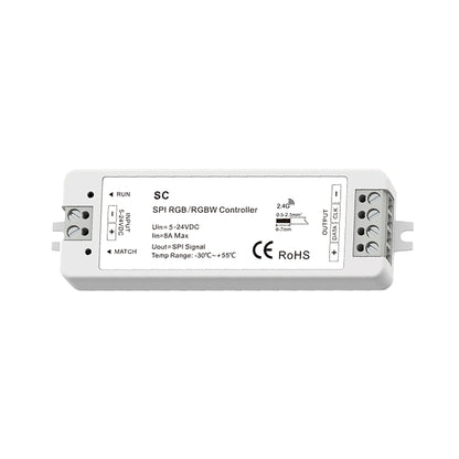  LED 5-24V DC SPI Pixel Controller 2.4GHz RF SC