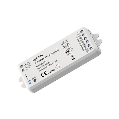  LED 5-24V DC SPI Pixel Wifi Controller Tuya APP 2.4GHz RF WT-SPI