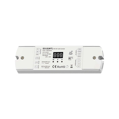  WiFi LED Staircase Light Controller With Dual PIR Sensor For Running Water & RGB SPI Strips ES-D(WT)