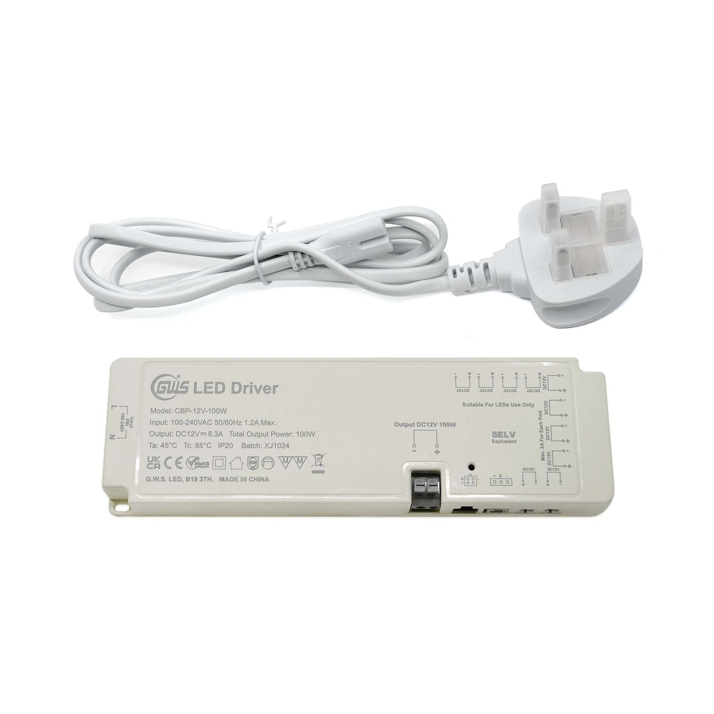  LED Plug And Play Multi DuPont Port Cabinet Driver 12V-24V 24W-100W