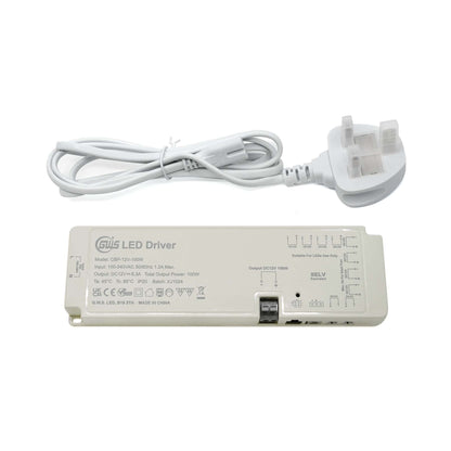  LED Plug And Play Multi DuPont Port Cabinet Driver 12V-24V 24W-100W